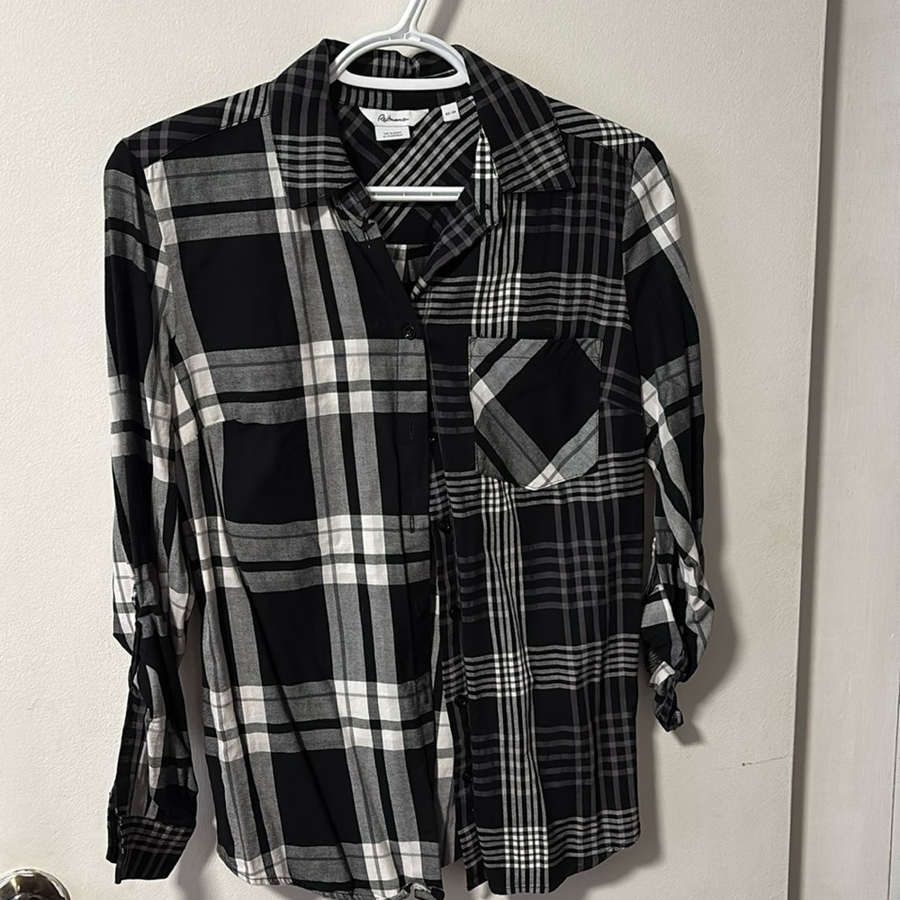 Plaid button up